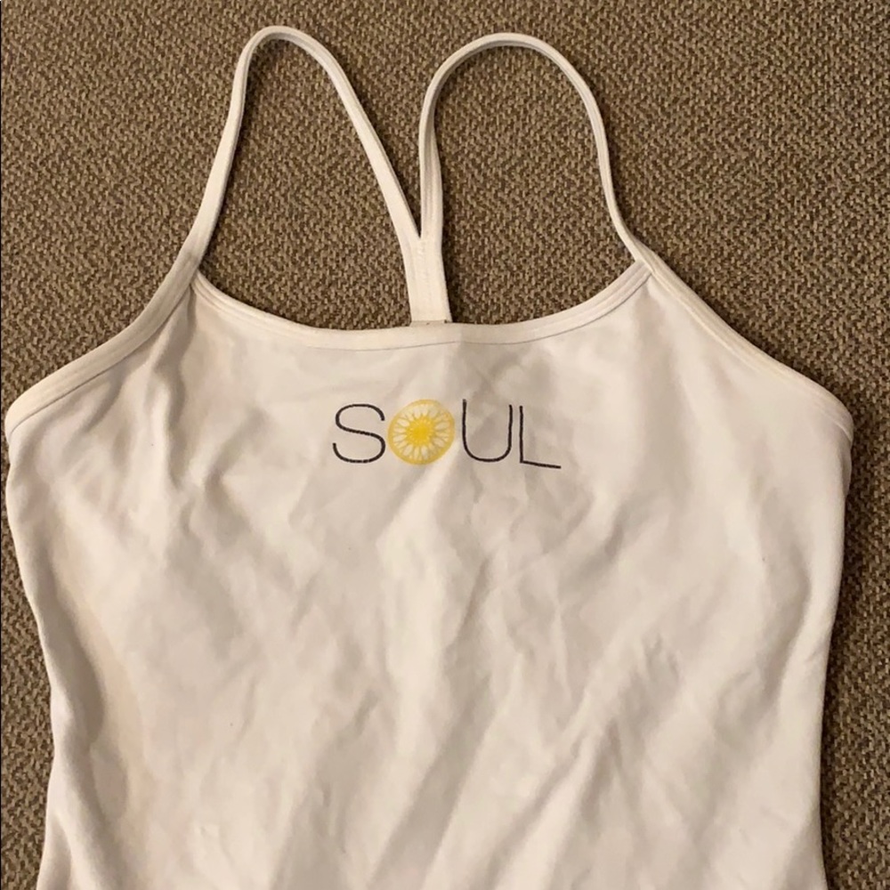 Lululemon Soulcycle tank with bra - 6